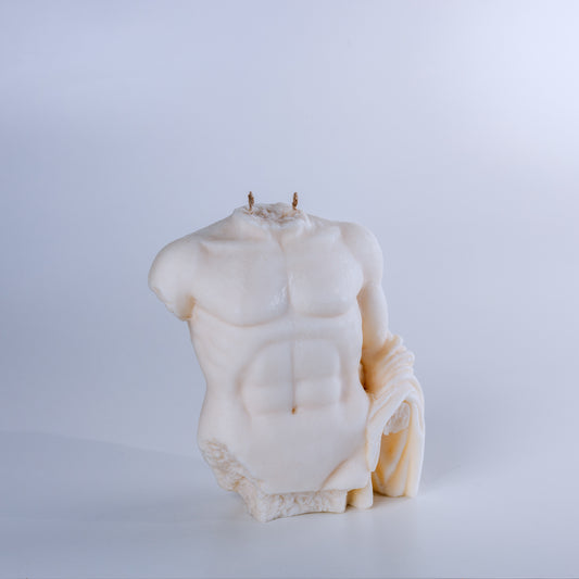 Greek statue candle